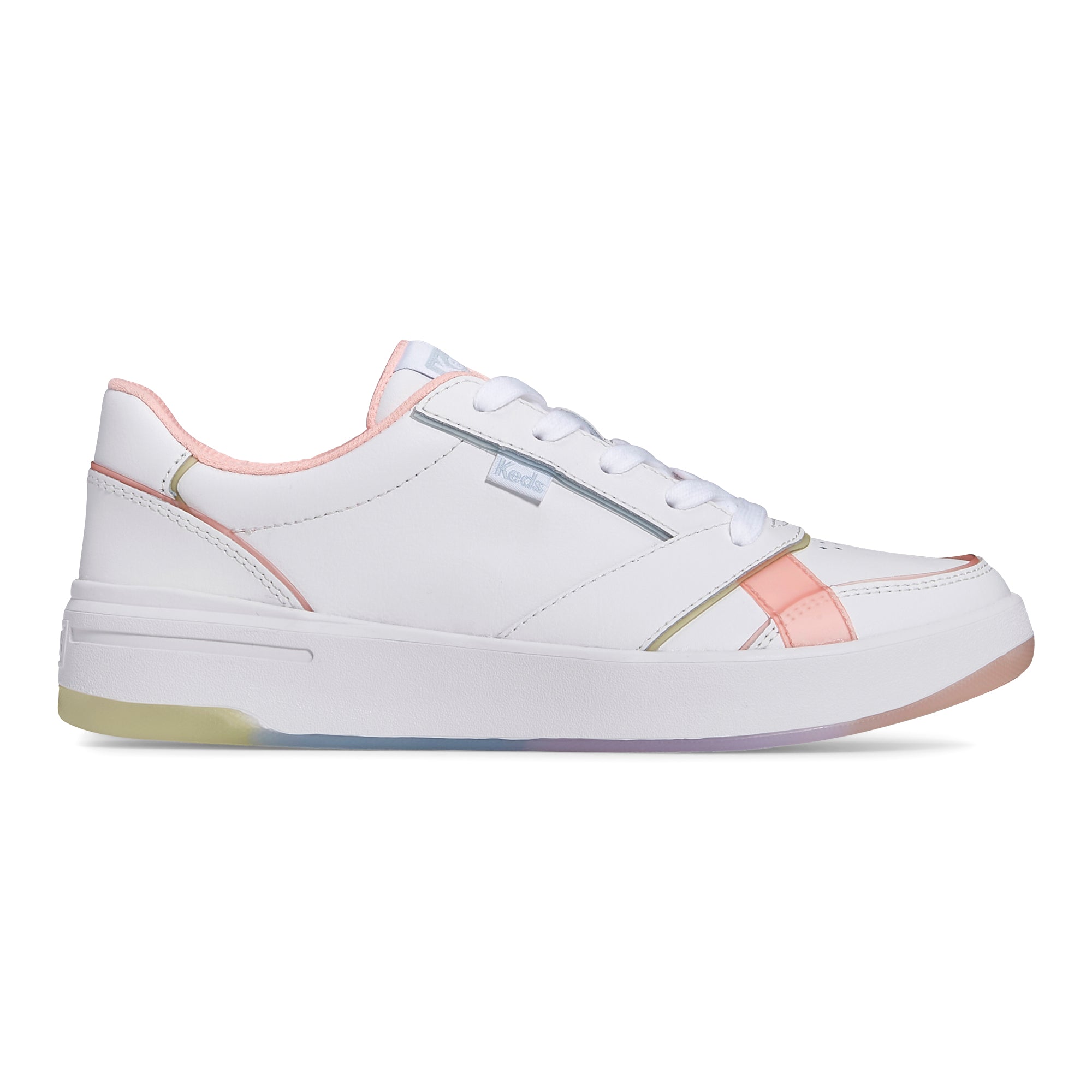 Women s The Court Leather Translucent White Multi