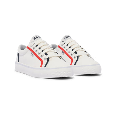 Women's Jump Kick CVS Pop Binding Canvas White/Red