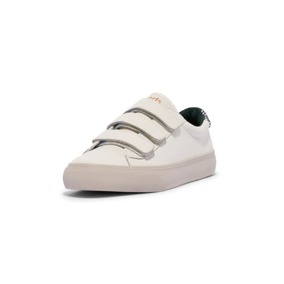 Women's Jump Kick V Leather - Off White/Green