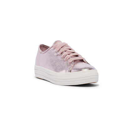 Women's Triple Kick Metallic Leather Cel - Mauve