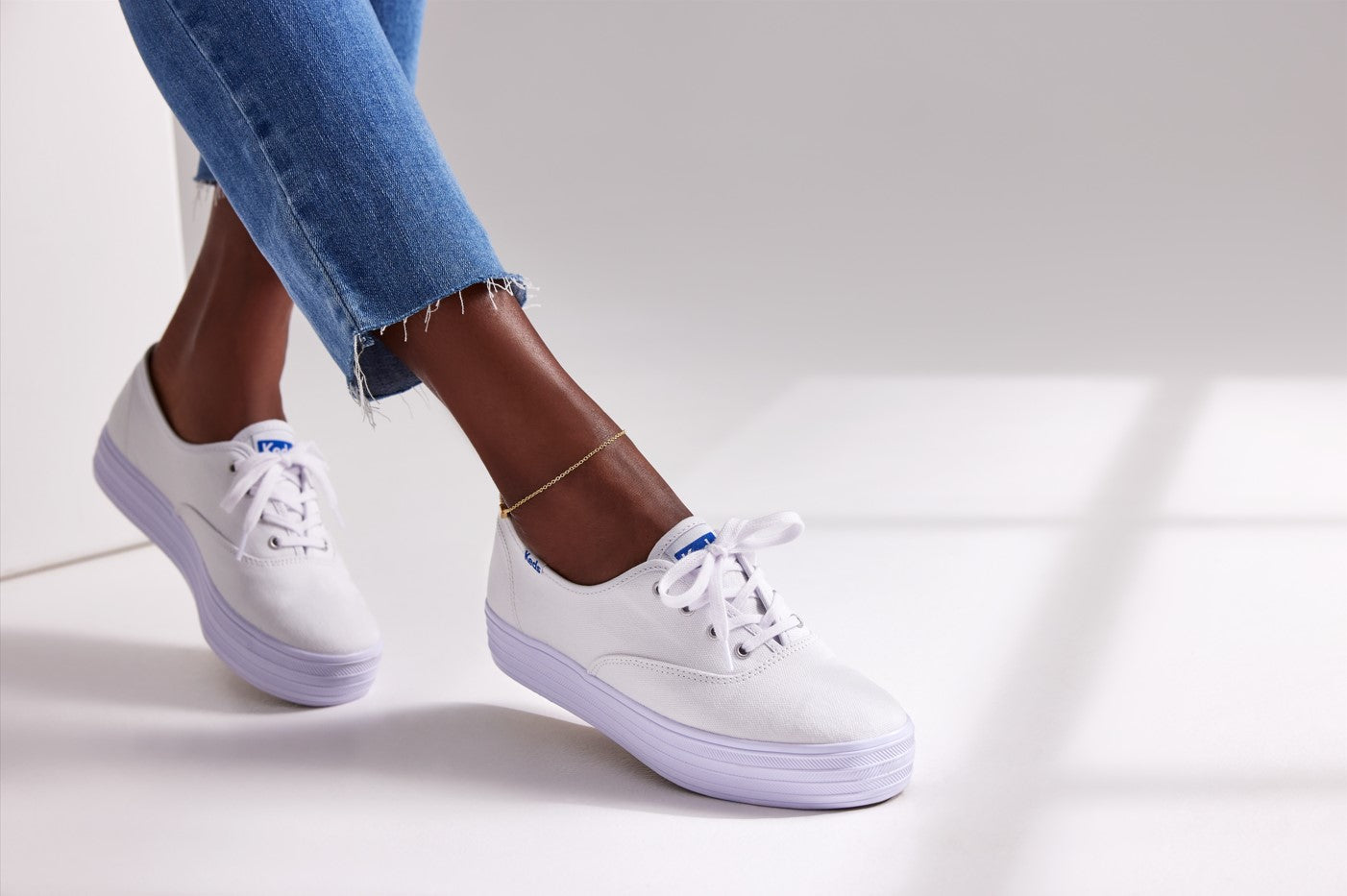 Platform white deals canvas sneakers