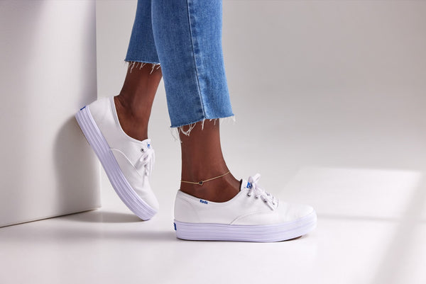 Keds triple store seasonal solids white