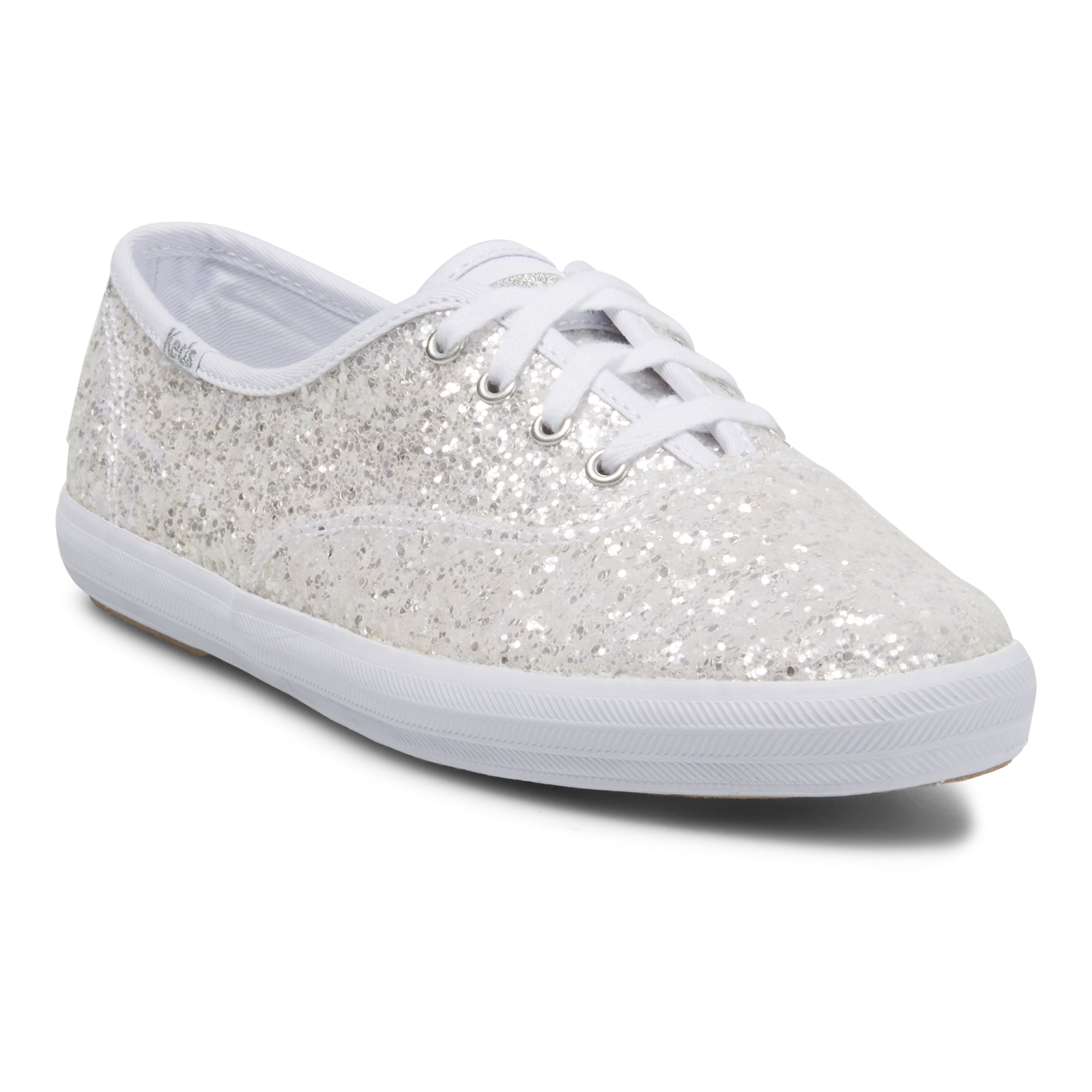 Kate Spade x Keds Champion Shoes Size 10 Silver Glitter 2024 NEW unworn