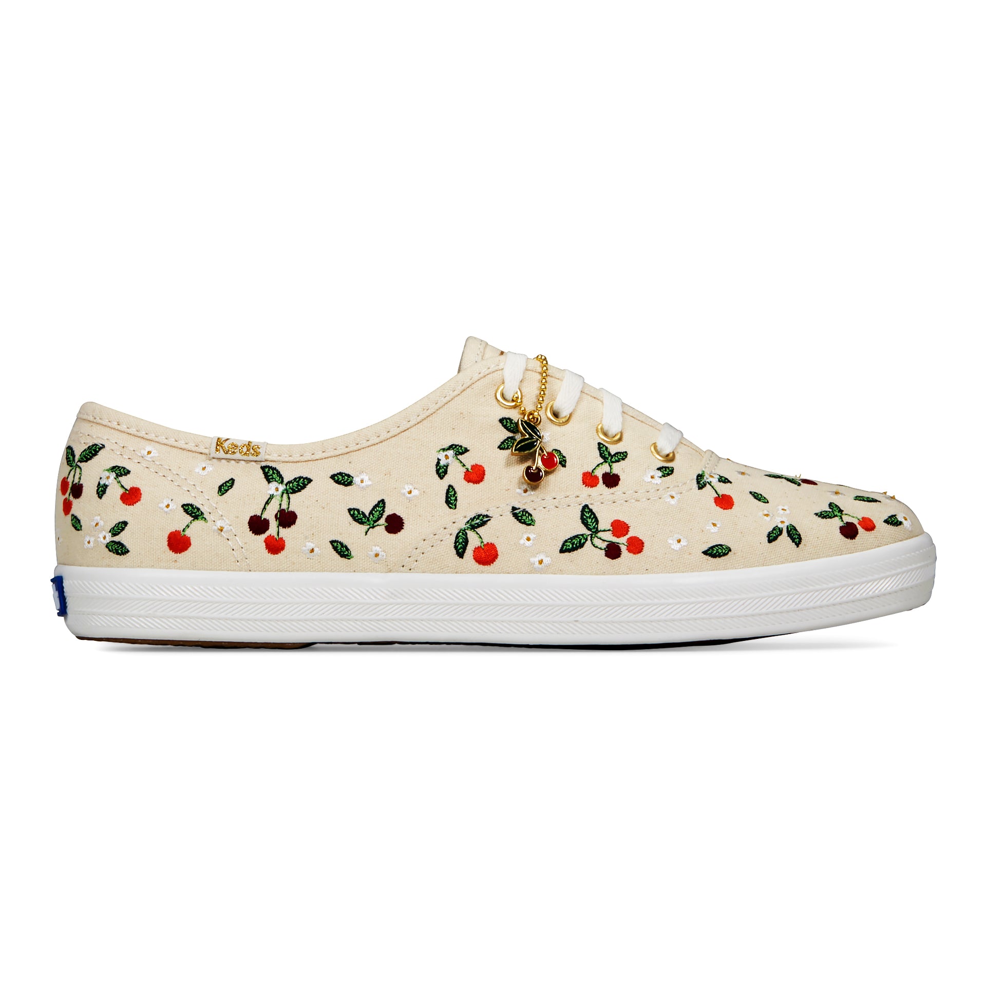 Women's Champion Rifle Paper Cherries Natural/Red – Keds Australia