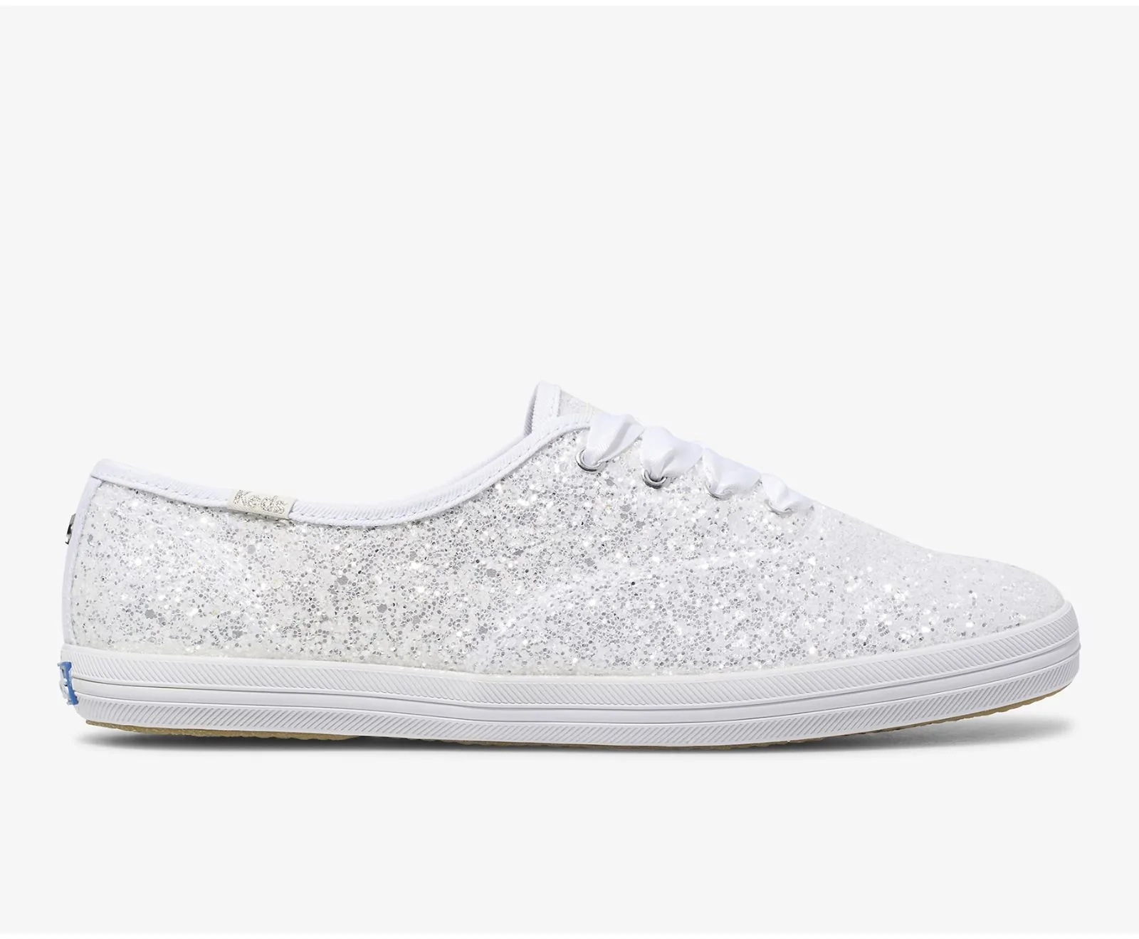 Women s Keds x kate spade new york Champion Glitter White