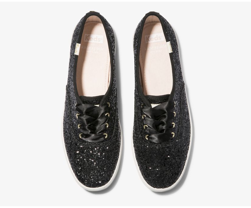 Kate spade sales black keds