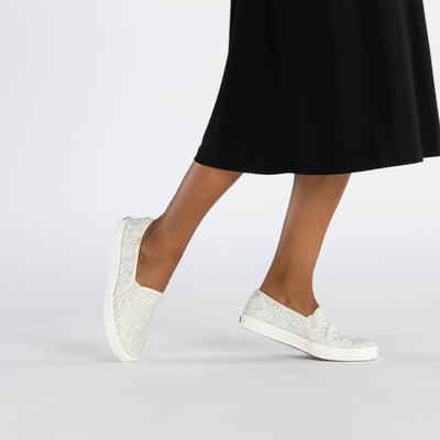Women's Keds x kate spade Double Decker Glitter Cream