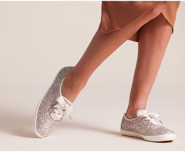 Kate spade glitter keds navy Clearance