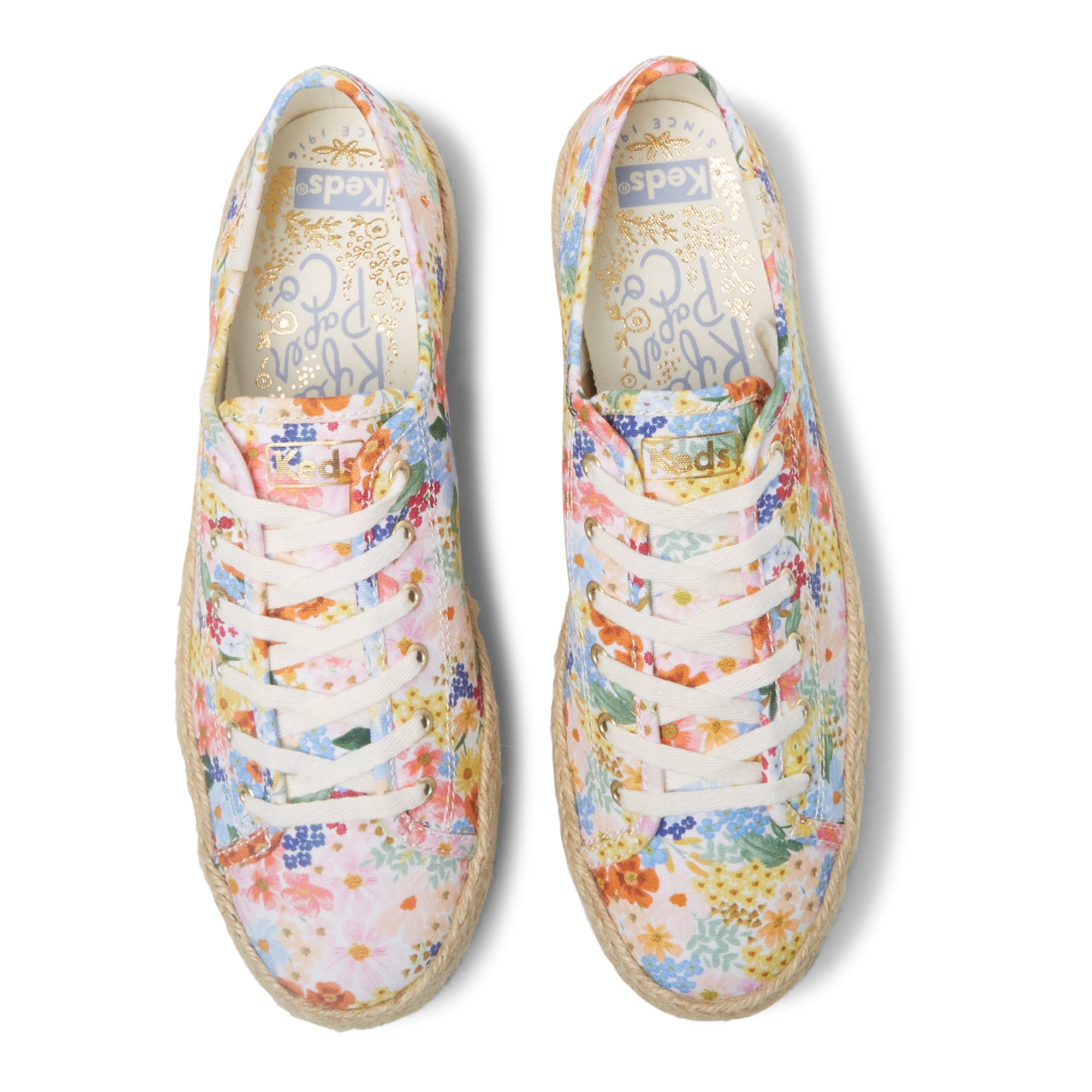 Women s Keds x Rifle Paper Co. Triple Kick White Multi