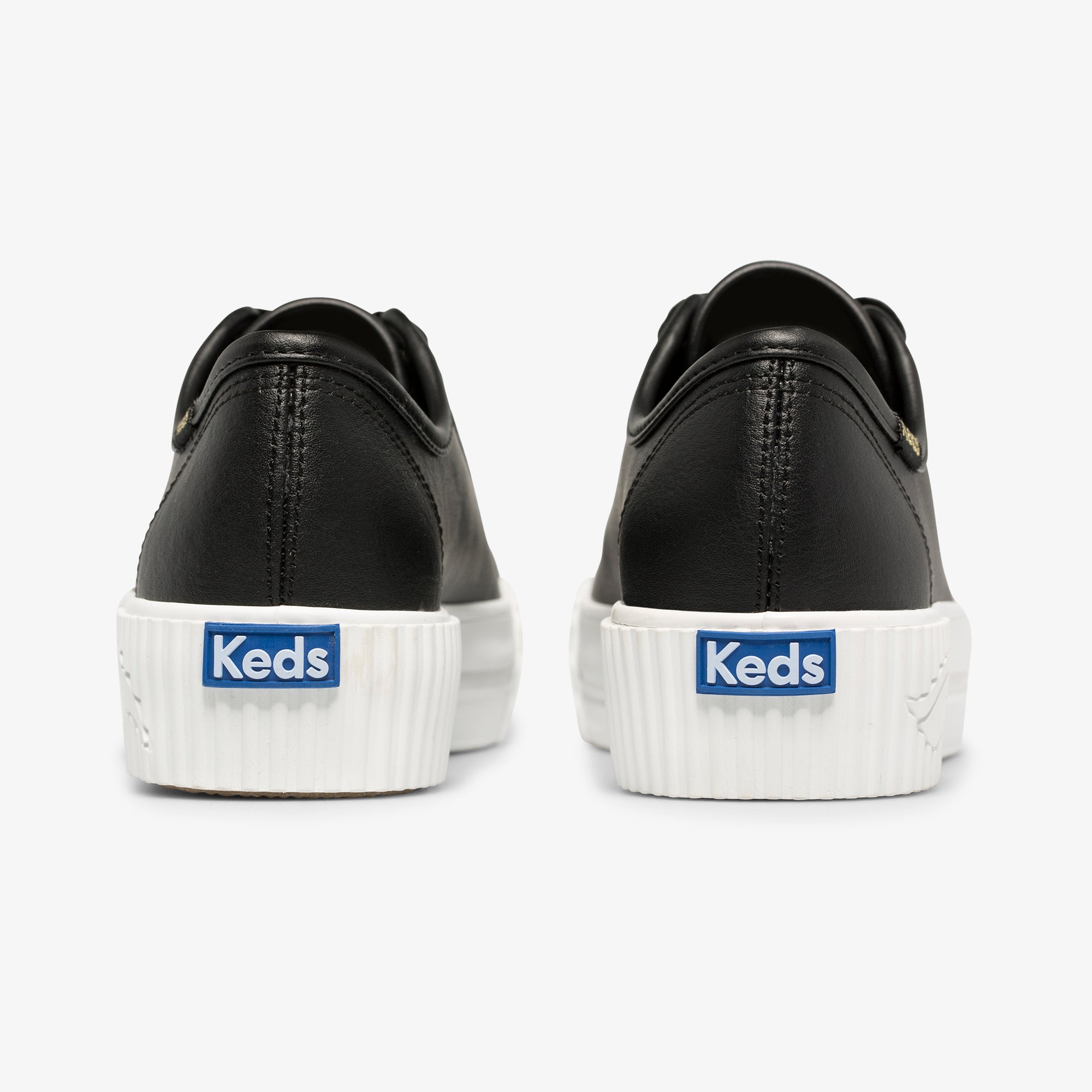 Keds triple decker hot sale slip on black