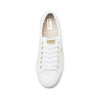 Women's Jump Kick Perf Leather White/Gold