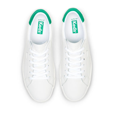 Women's Ace Leather White/Green